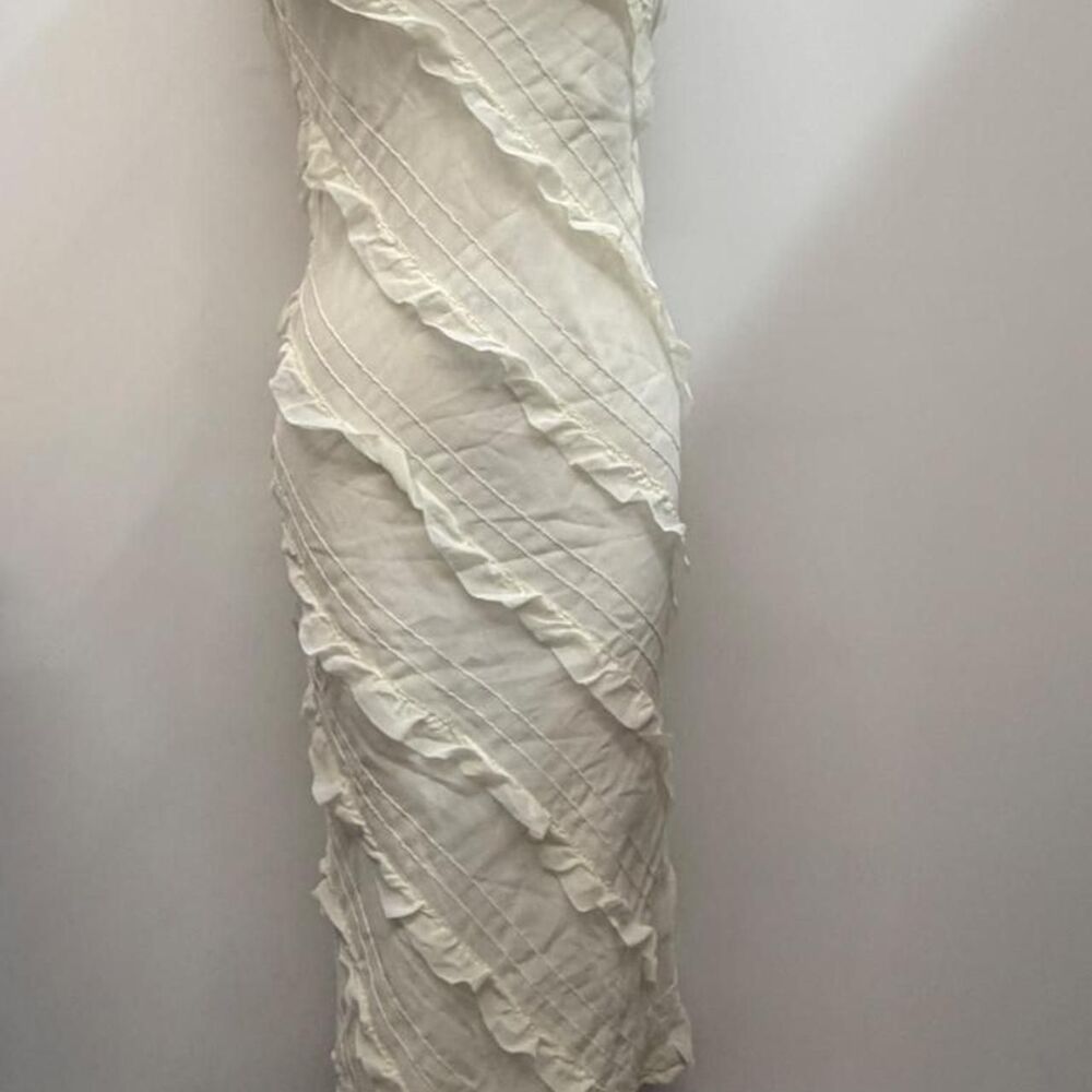 Shop Neigbor Off White Strapless Dres with size Medium